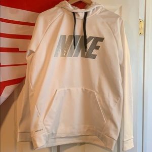 Men’s large white nike hoodie